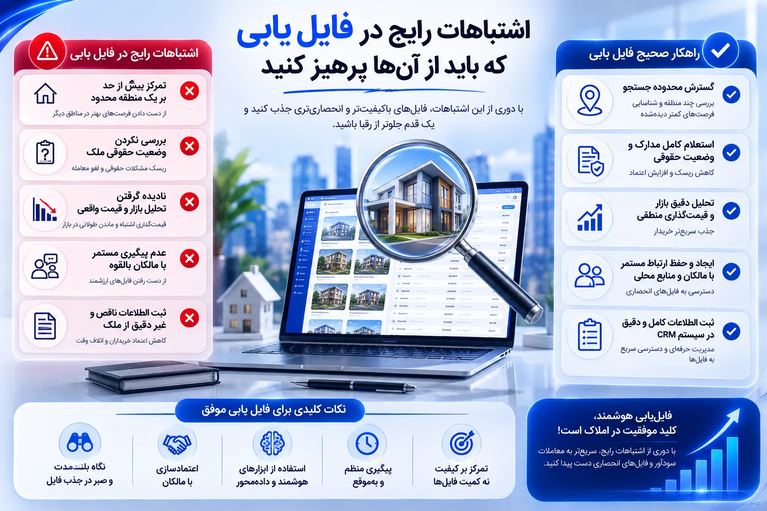 اشتباهات رایج در فایل یابی که باید از آن‌ها پرهیز کنید