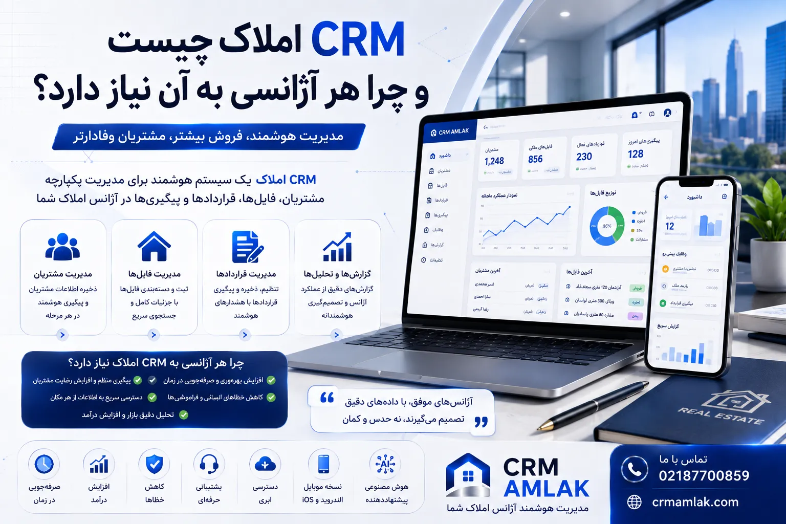CRM املاک چیست و چرا هر آژانسی به آن نیاز دارد؟