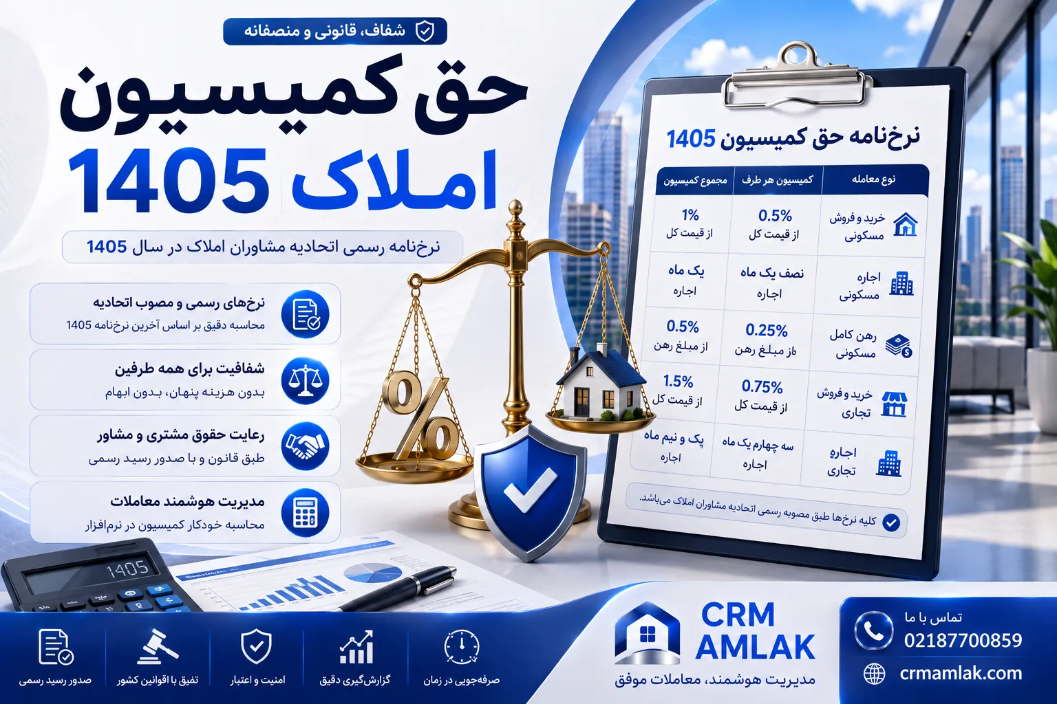 حق کمیسیون املاک 1405