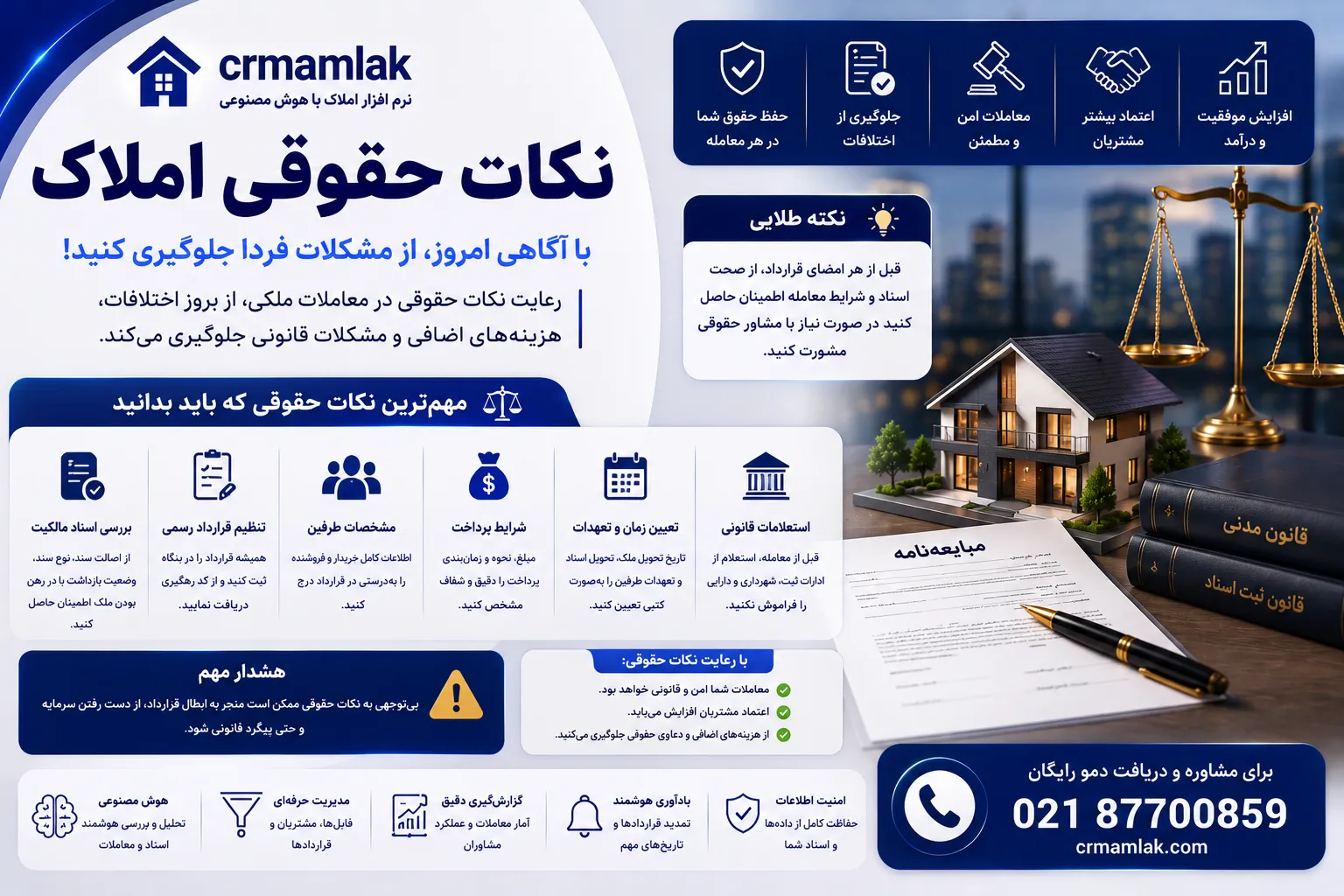 نکات حقوقی املاک